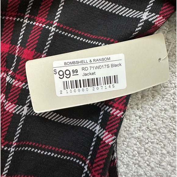 RD Style Plaid or Tartan Long Jacket - Picture 11 of 12